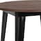 Flash Furniture Round Black Metal Bar Table, 30 CH-51090-40M1-BK-GG - alternate 2